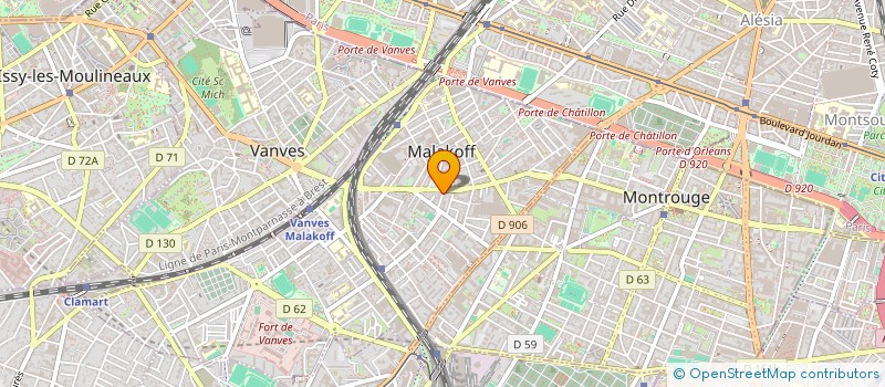 localisation de l'entreprise MADAME FLORIANE MEGHRAOUI  MALAKOFF