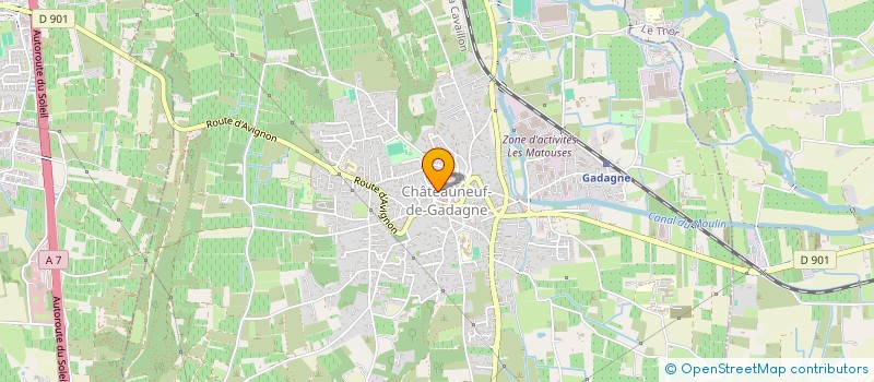 localisation de l'entreprise MADAME FLORIANE MICHAUD  CHATEAUNEUF-DE-GADAGNE