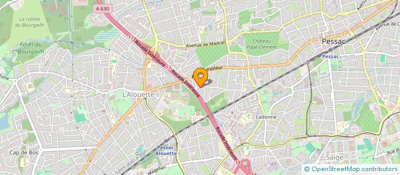 localisation de l'entreprise MADAME FLORIANE MICHELOT  PESSAC