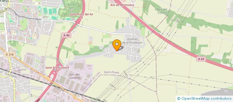 localisation de l'entreprise MADAME FLORIANE MONNOT  SAINT-PRIEST