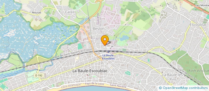 localisation de l'entreprise MADAME FLORIANE MORELOT à LA BAULE-ESCOUBLAC