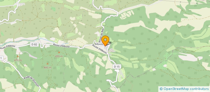 localisation de l'entreprise MADAME FLORIANE MOYNIER  GREOUX-LES-BAINS