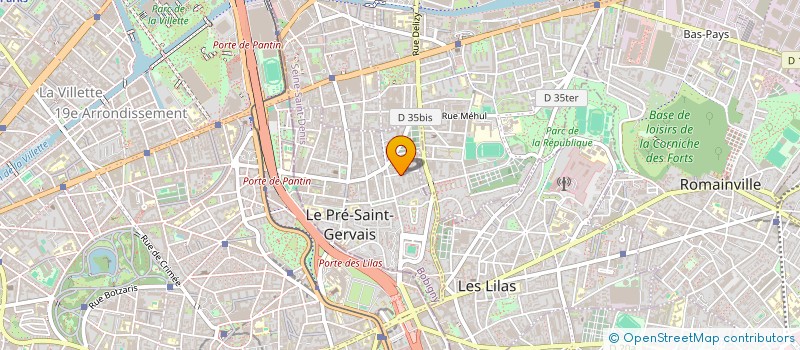 localisation de l'entreprise MADAME FLORIANE N'GUYEN VAN MEO  LE PRE-SAINT-GERVAIS