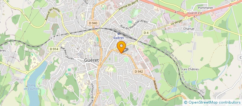 localisation de l'entreprise MADAME FLORIANE NERAUD à GUERET