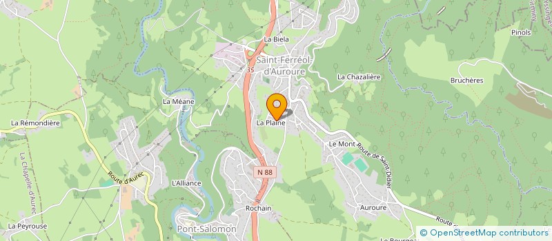 localisation de l'entreprise MADAME FLORIANE PASTRELLO  SAINT-FERREOL-D'AUROURE