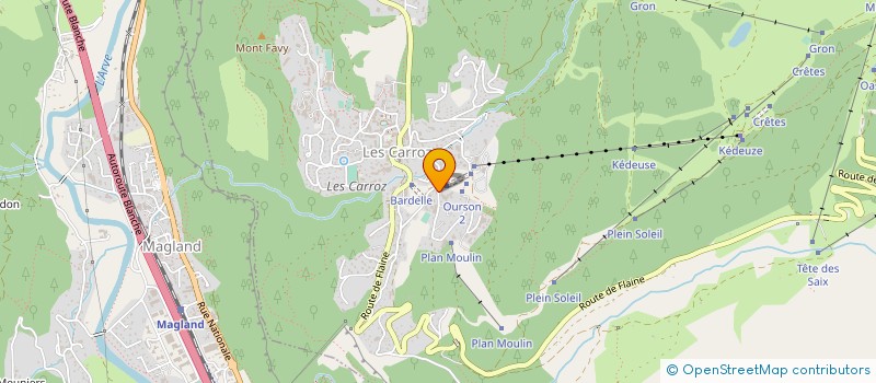 localisation de l'entreprise MADAME FLORIANE PATUREL  ARACHES-LA-FRASSE