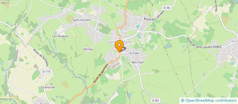 localisation de l'entreprise MADAME FLORIANE PERRILLAT-COLLOMB  CHESSY