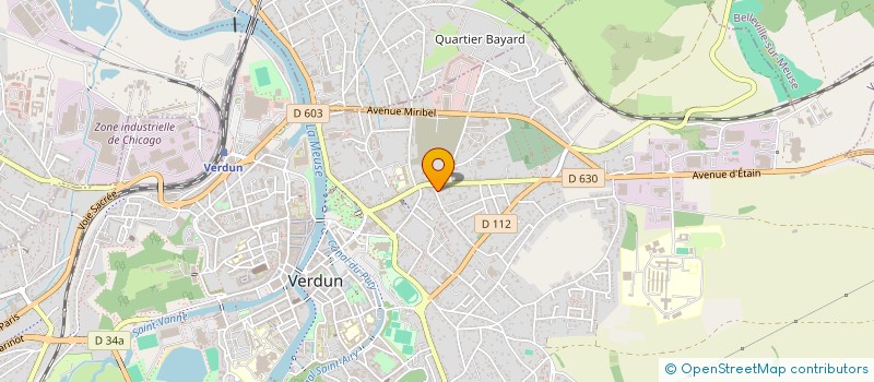localisation de l'entreprise MADAME FLORIANE PETITJEAN à VERDUN