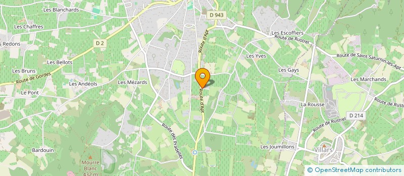 localisation de l'entreprise MADAME FLORIANE PEYRON  SAINT-SATURNIN-LES-APT