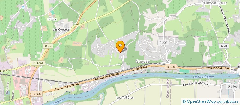 localisation de l'entreprise MADAME FLORIANE PHILIP  CREYSSE