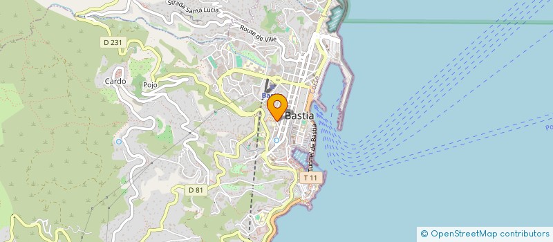 localisation de l'entreprise MADAME FLORIANE PINSON à BASTIA