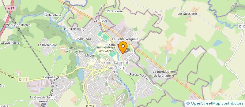 localisation de l'entreprise MADAME FLORIANE POIRON  SAINT-LAURENT-SUR-SEVRE