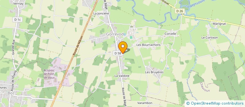 localisation de l'entreprise MADAME FLORIANE PONT  GORREVOD