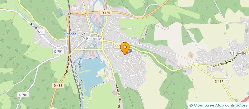 localisation de l'entreprise MADAME FLORIANE POULAIN  BRIONNE