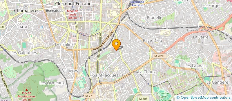 localisation de l'entreprise MADAME FLORIANE POURTIER  CLERMONT-FERRAND