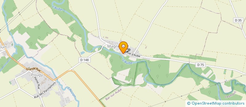 localisation de l'entreprise MADAME FLORIANE PRIMOT  MAGNICOURT