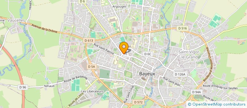 localisation de l'entreprise MADAME FLORIANE QUESTEL  BAYEUX