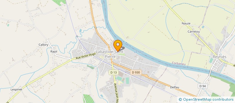 localisation de l'entreprise MADAME FLORIANE RESPAUD  LABASTIDE-SAINT-PIERRE