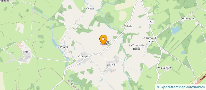 localisation de l'entreprise MADAME FLORIANE RICHARD  BORD-SAINT-GEORGES