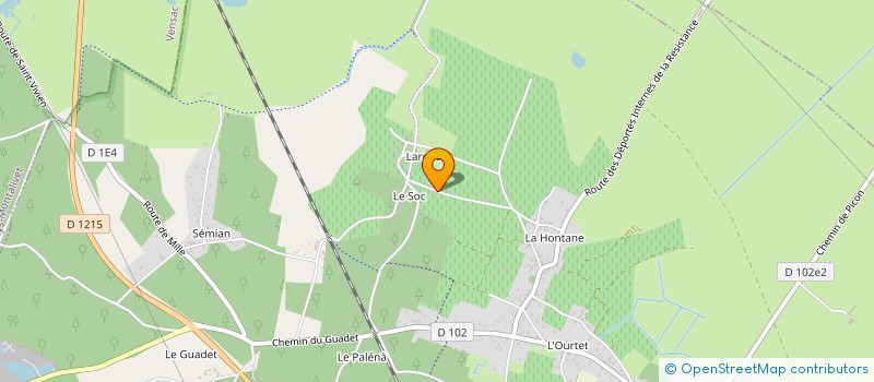 localisation de l'entreprise MADAME FLORIANE RIGAUT  QUEYRAC