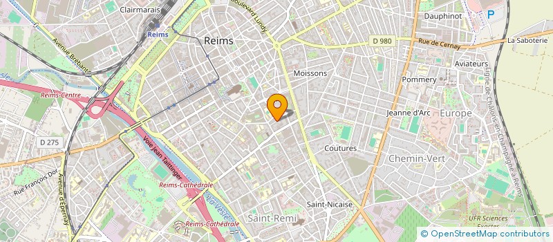 localisation de l'entreprise MADAME FLORIANE ROLAND  REIMS
