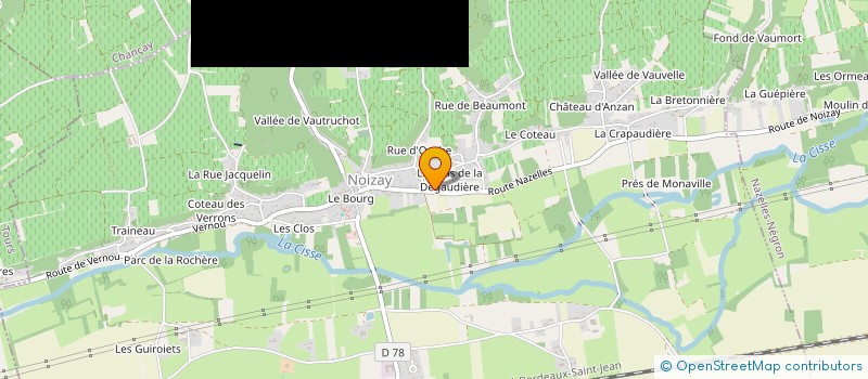 localisation de l'entreprise MADAME FLORIANE ROSSI  NOIZAY