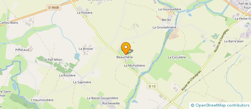 localisation de l'entreprise MADAME FLORIANE ROULLEAU  LE BOUPERE