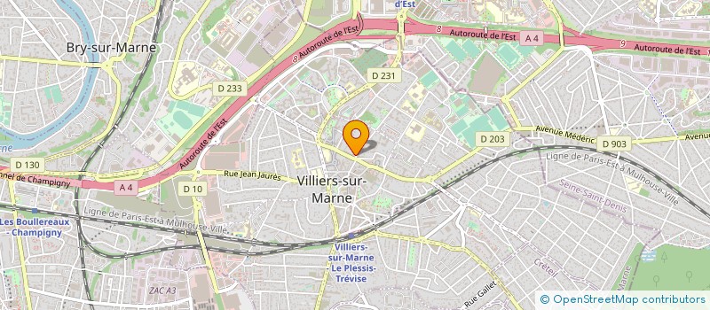 localisation de l'entreprise MADAME FLORIANE SABBIONI à VILLIERS-SUR-MARNE