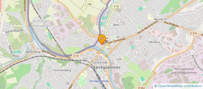 localisation de l'entreprise MADAME FLORIANE SADLER à SARREGUEMINES