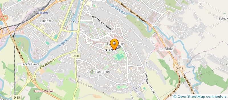 localisation de l'entreprise MADAME FLORIANE SALUSTE  CASTRES