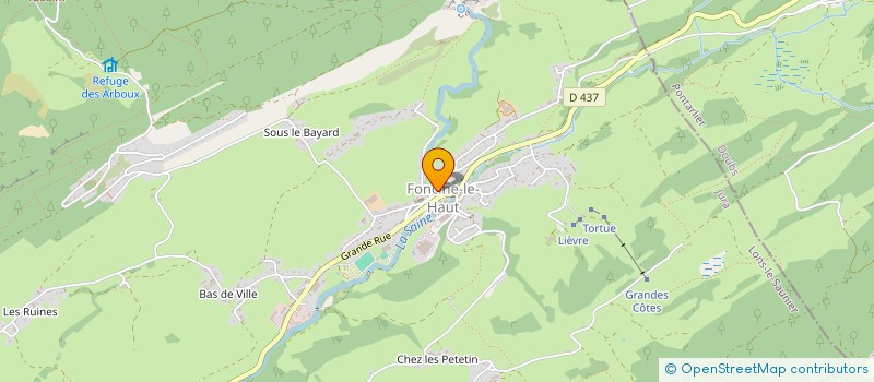 localisation de l'entreprise MADAME FLORIANE SAVOIE  FONCINE-LE-HAUT