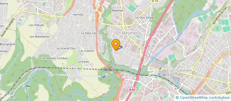 localisation de l'entreprise MADAME FLORIANE SERVETTAZ à ANNECY