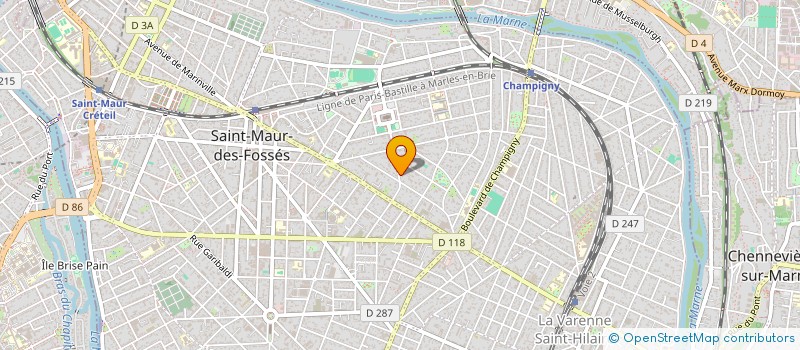 localisation de l'entreprise MADAME FLORIANE TALBOTIER à SAINT-MAUR-DES-FOSSES