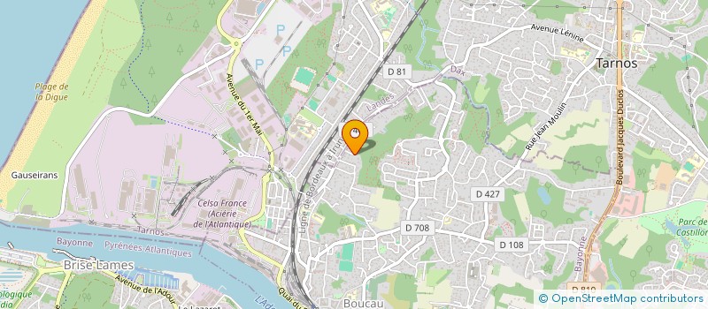 localisation de l'entreprise MADAME FLORIANE TESTARD  BOUCAU