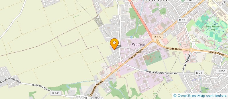 localisation de l'entreprise MADAME FLORIANE THOMAS  SAINT ANDRE LES VERGERS