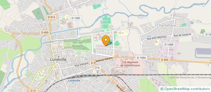 localisation de l'entreprise MADAME FLORIANE TOMASI  LUNEVILLE