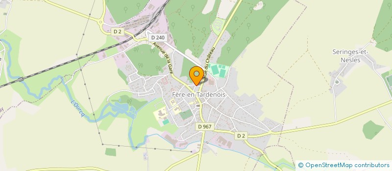 localisation de l'entreprise MADAME FLORIANE VASSEUR à FERE-EN-TARDENOIS