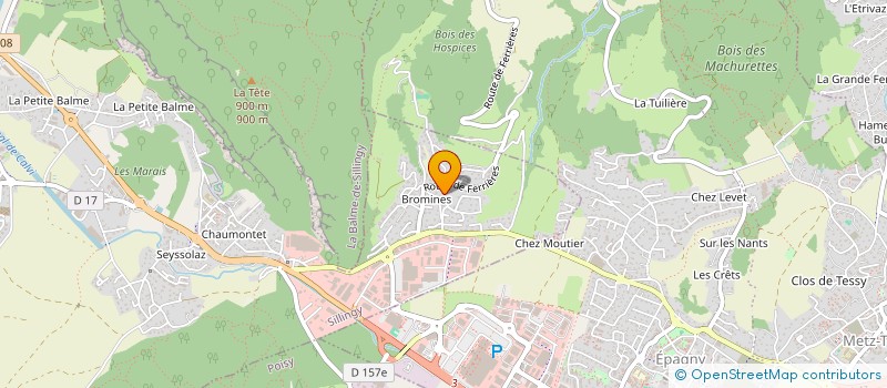 localisation de l'entreprise MADAME FLORIANE VERNHES  EPAGNY METZ-TESSY