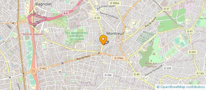 localisation de l'entreprise MADAME FLORIANE VOGEL à MONTREUIL
