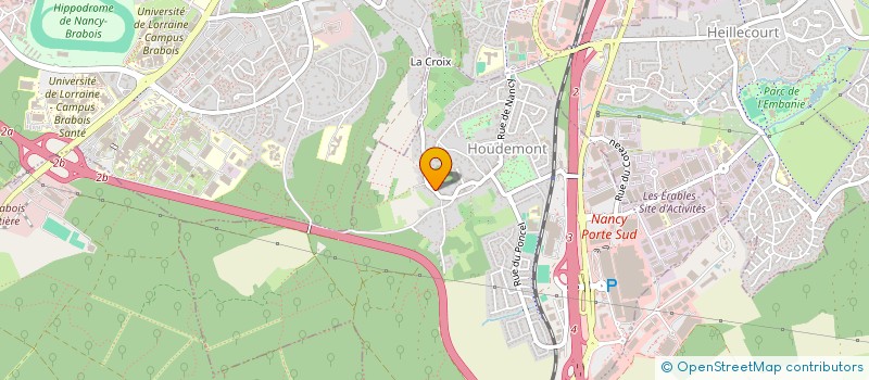 localisation de l'entreprise MADAME FLORIANE VOIRIN SELLIER  HOUDEMONT