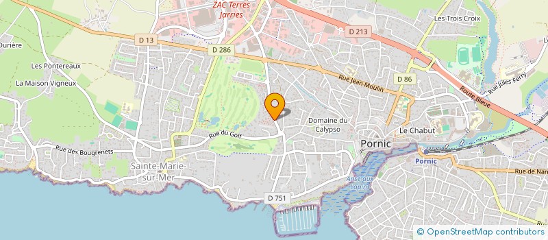 localisation de l'entreprise MADAME FLORIANE VREBOS  PORNIC