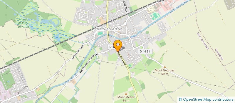 localisation de l'entreprise MADAME FLORIANE WOJTOWICZ  EVIN-MALMAISON