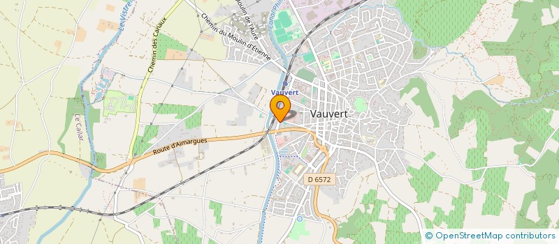 localisation de l'entreprise MADAME FLORIANNE BORDIER  VAUVERT