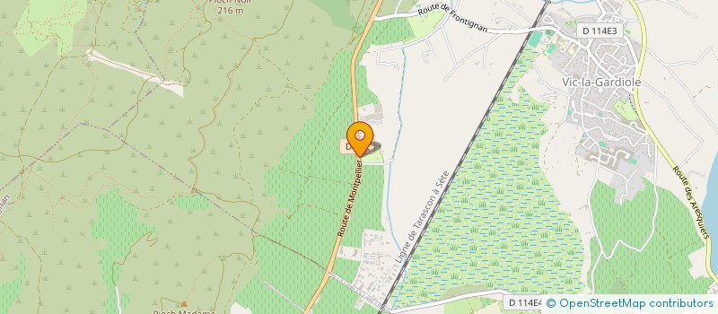 localisation de l'entreprise MADAME FLORIANNE DE SAA  VIC-LA-GARDIOLE