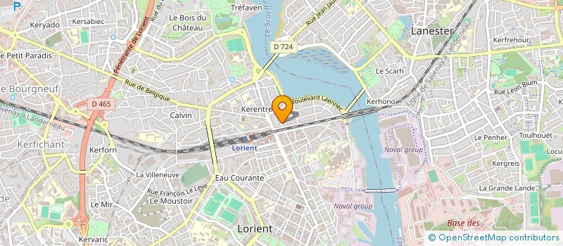 localisation de l'entreprise MADAME FLORIANNE JEGAT  LORIENT