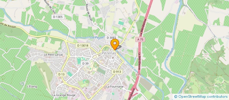 localisation de l'entreprise MADAME FLORIANNE MAHDI  BEZIERS