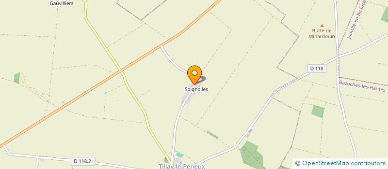 localisation de l'entreprise MADAME FLORIANNE PERTHUIS à TILLAY LE PENEUX