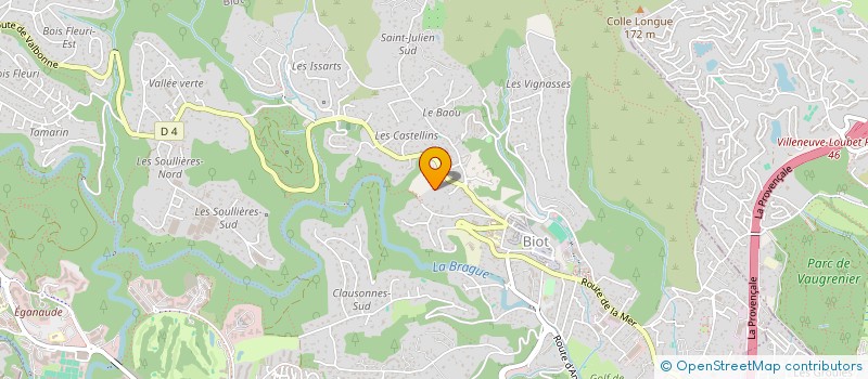 localisation de l'entreprise MADAME FLORIANNE YSSEMBOURG  BIOT