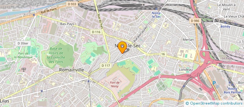 localisation de l'entreprise MADAME FLORICA FEKETE à NOISY-LE-SEC