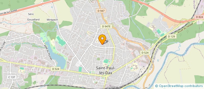 localisation de l'entreprise MADAME FLORICA FLONTA à SAINT-PAUL-LES-DAX